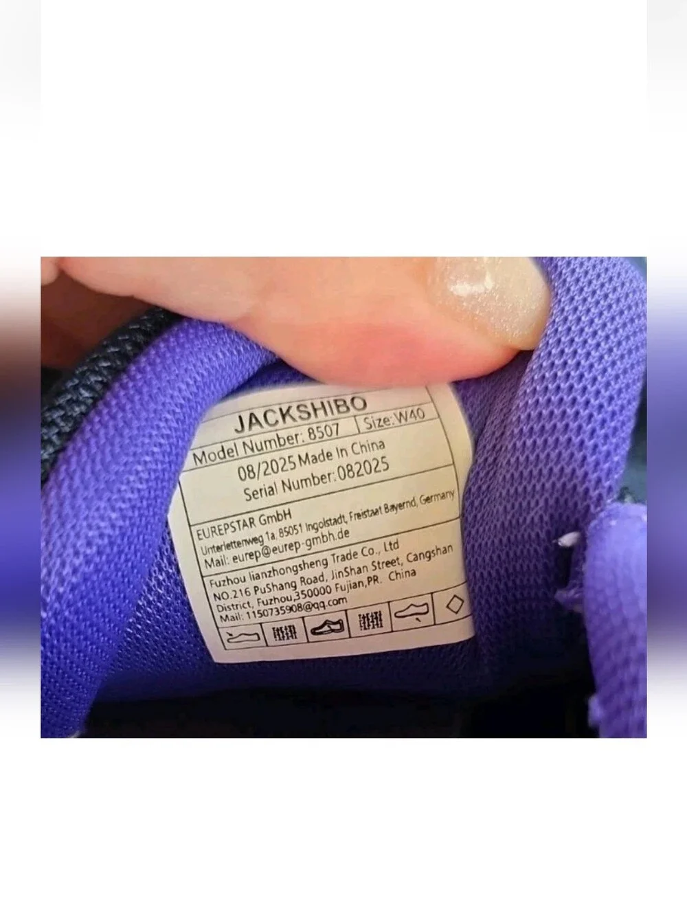 JACKSHIBO Wide Toe Box Shoes Womens Hands Free Arch Support Sneakers Lightweight